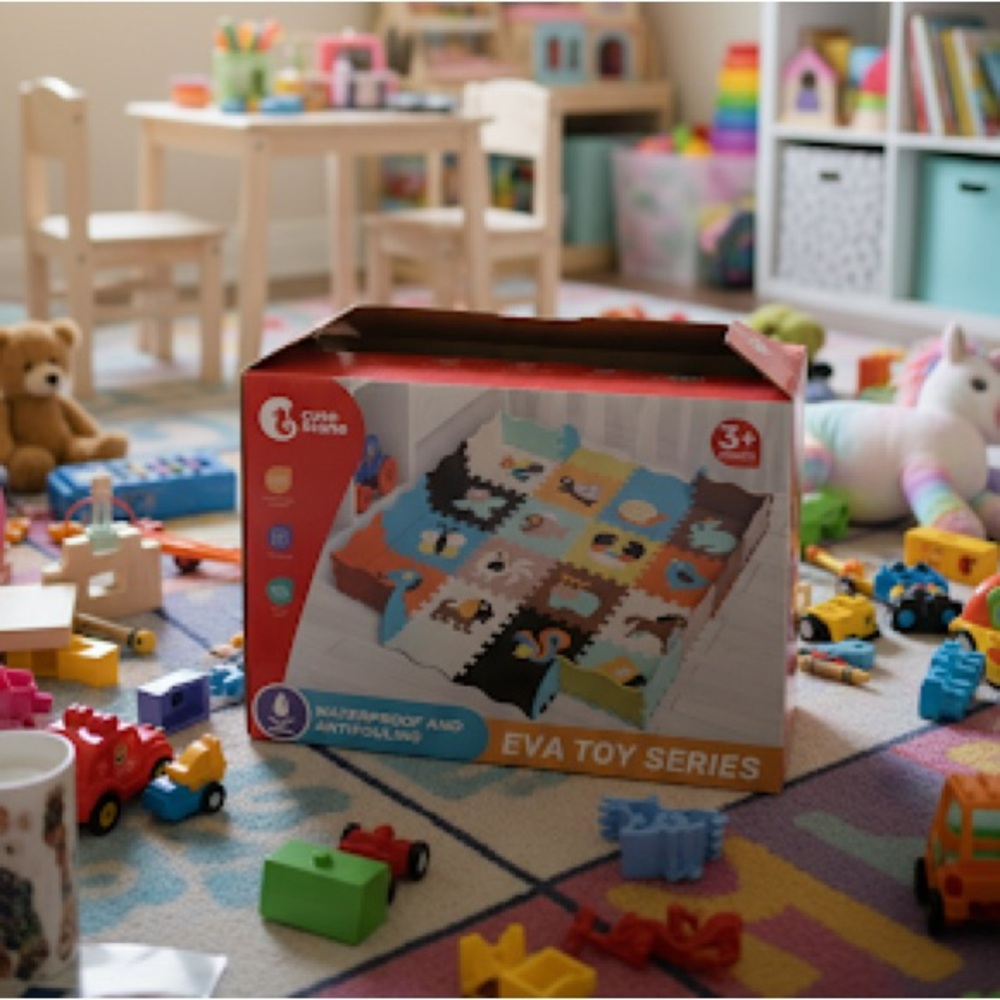 Kids Children's Baby Multicolor EVA Toy Series Foam Puzzle Mat cute stone box